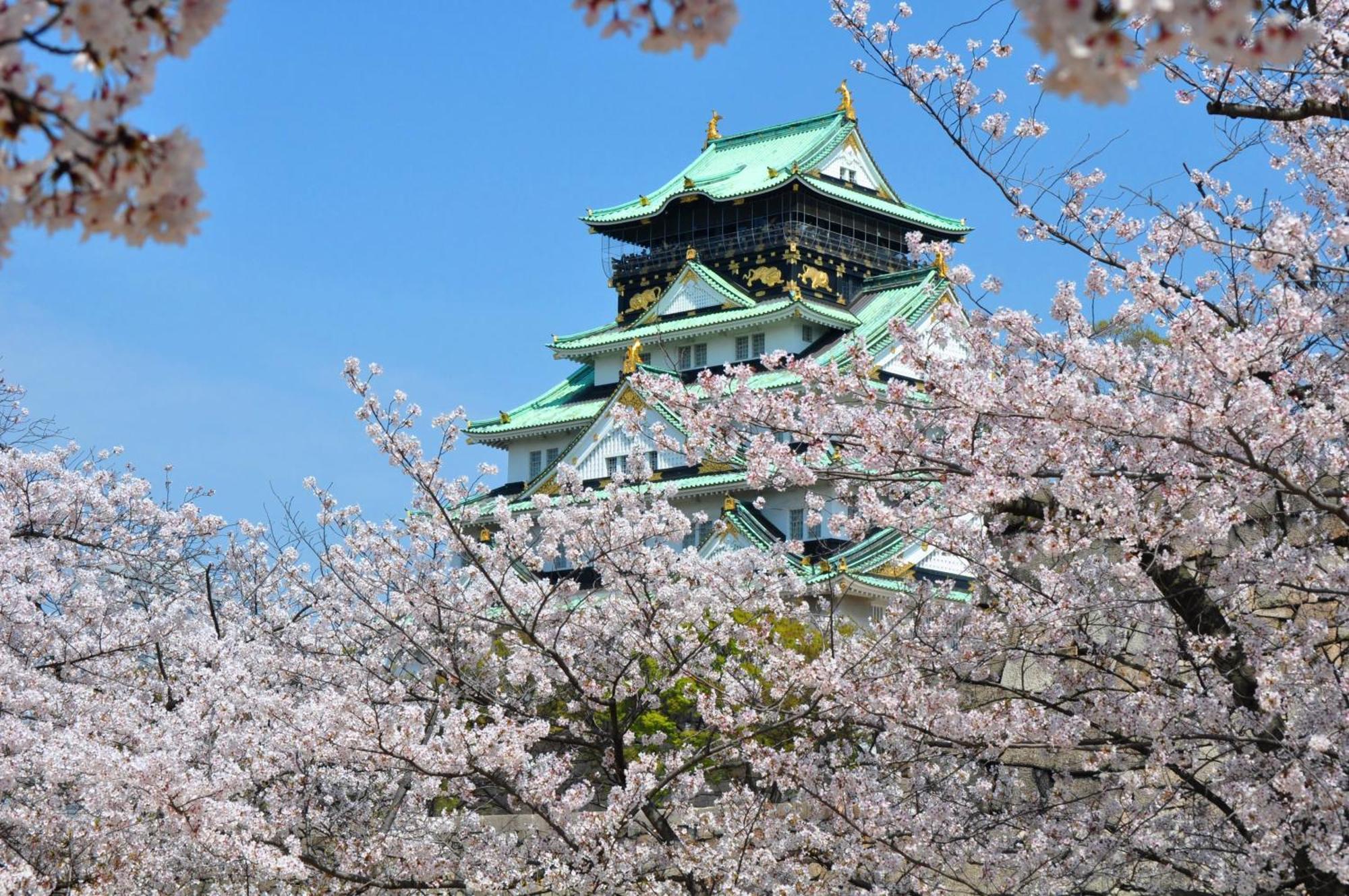 Hotel New Otani Oszaka Kültér fotó Osaka Castle