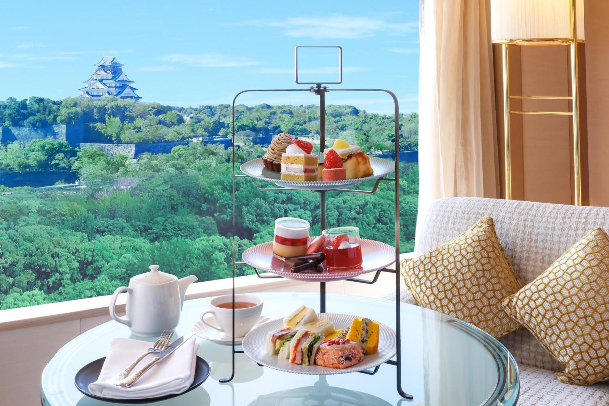 Hotel New Otani Oszaka Kültér fotó Afternoon tea at the Tokyo Bay Hilton