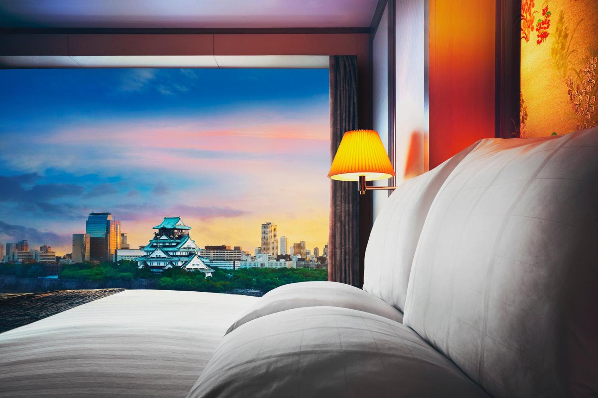 Hotel New Otani Oszaka Kültér fotó Guest room