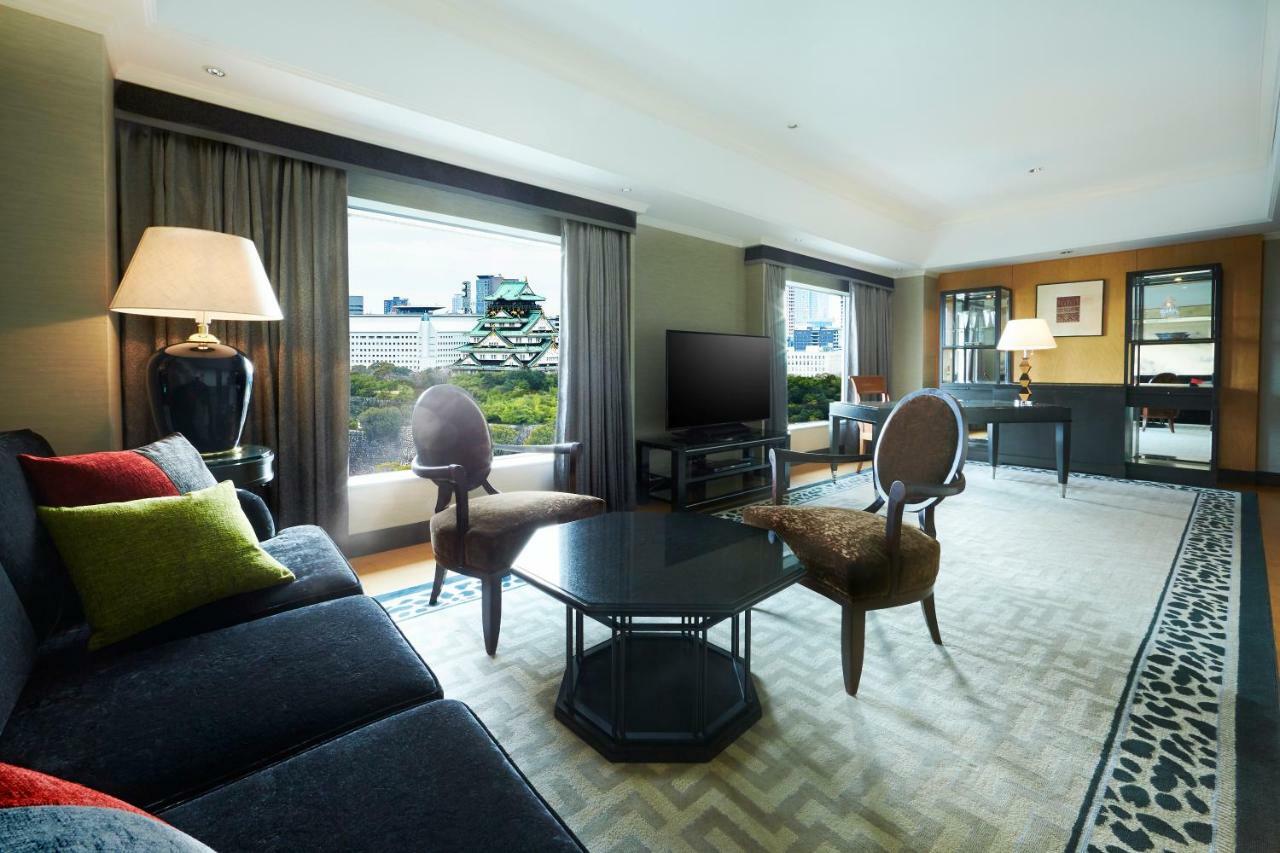 Hotel New Otani Oszaka Kültér fotó A suite at the hotel